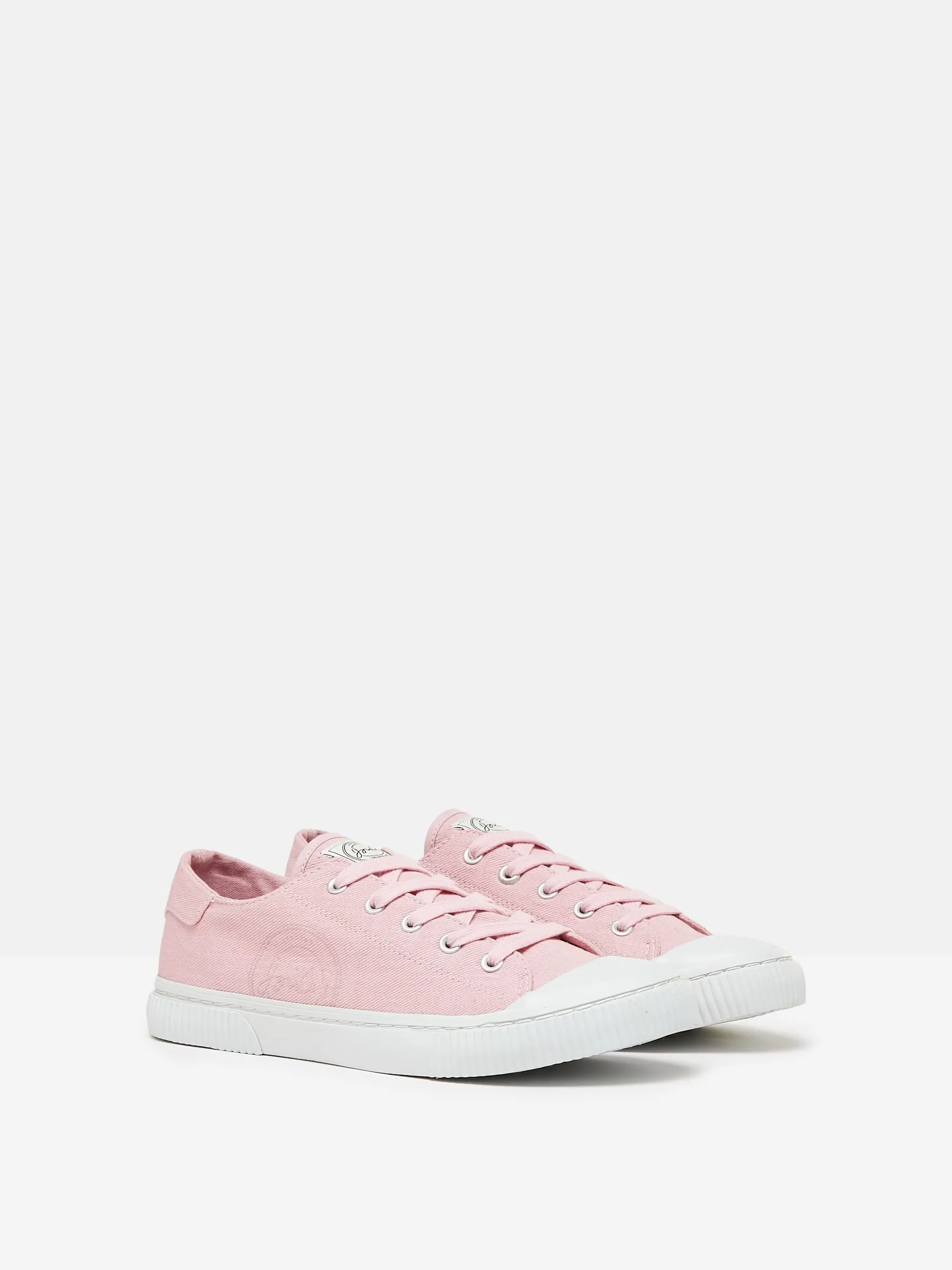Joules Coast Pump Canvas Trainers