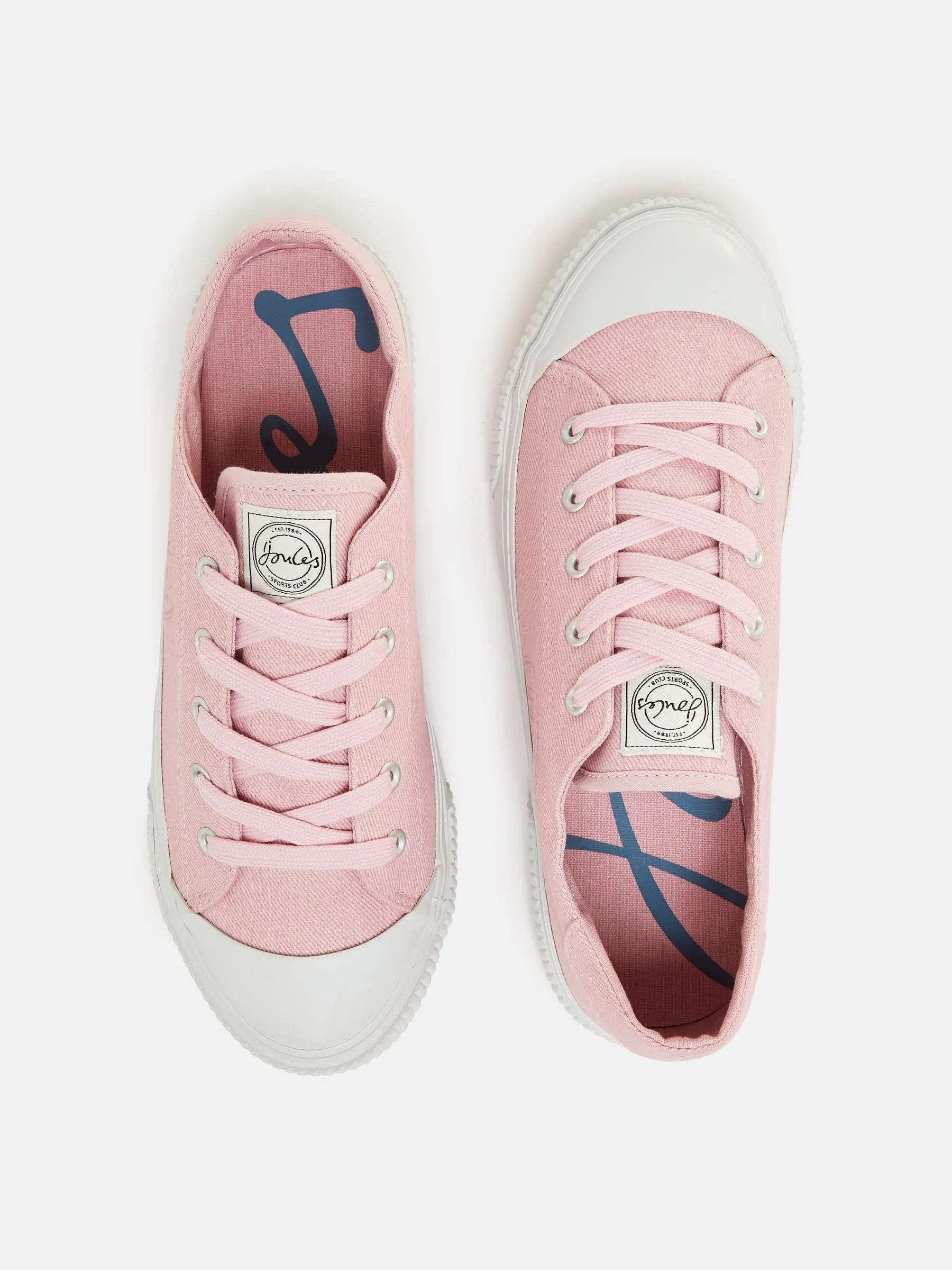 Joules Coast Pump Canvas Trainers