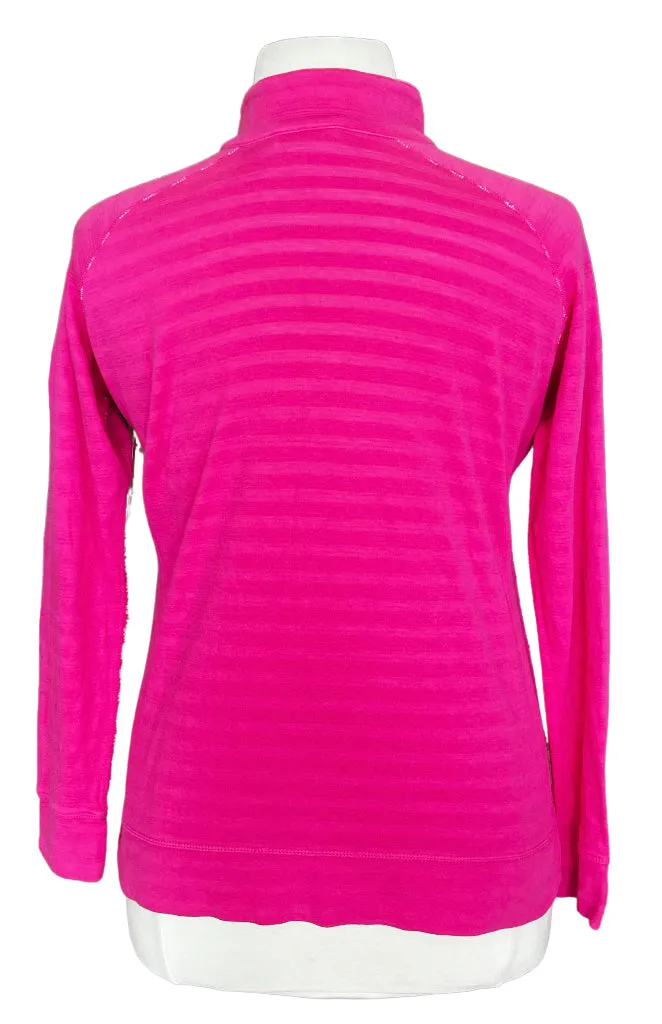 Kate Lord Pink 1/4 Zip Golf Pullover Size L MSP$65