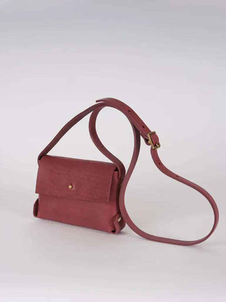 Kate Sheridan Jigsaw Bag in Raspberry