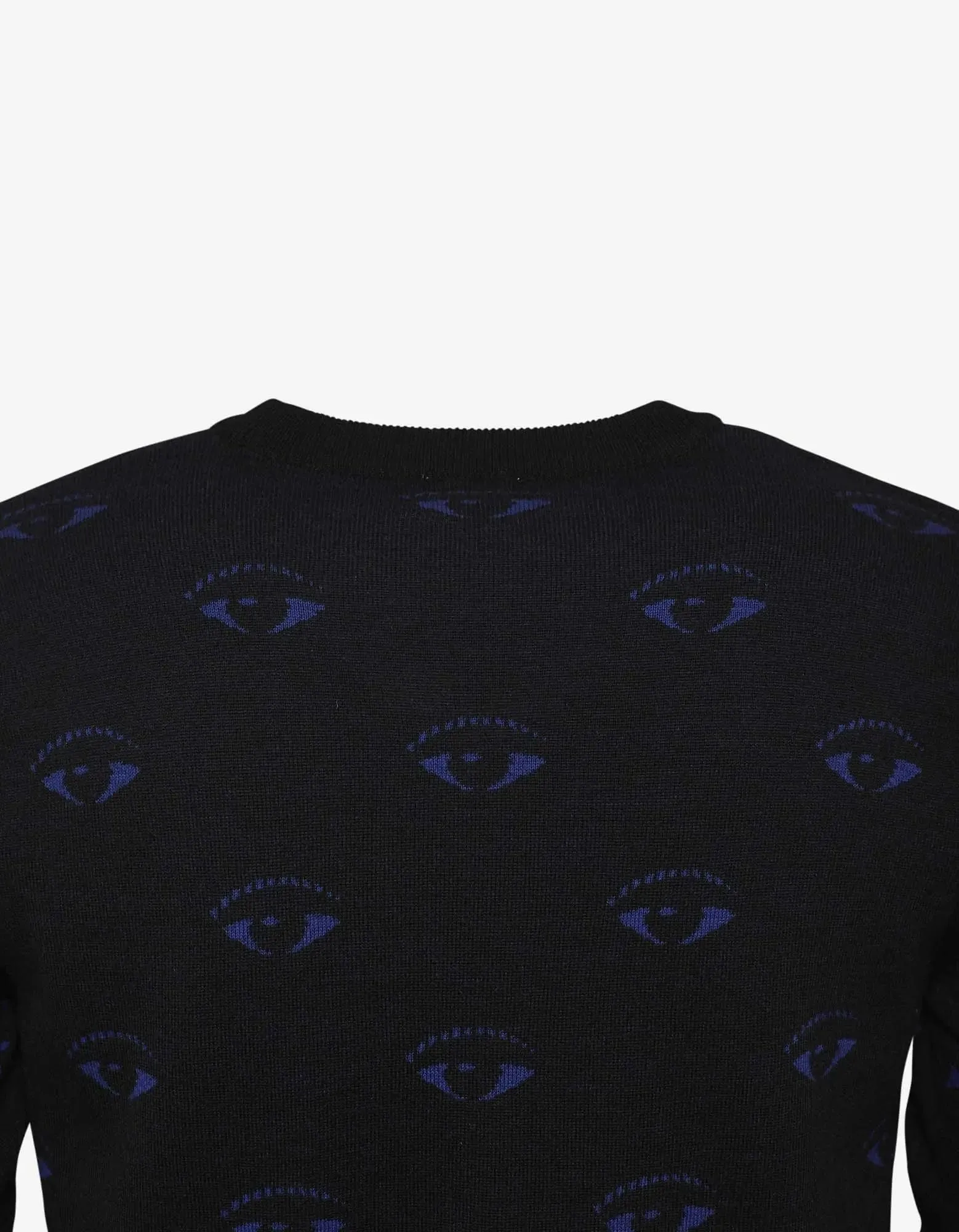 Kenzo Black Eye Monogram Wool-Blend Sweater
