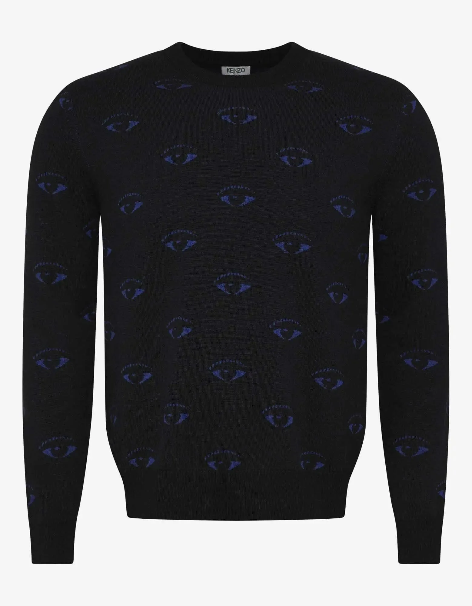 Kenzo Black Eye Monogram Wool-Blend Sweater