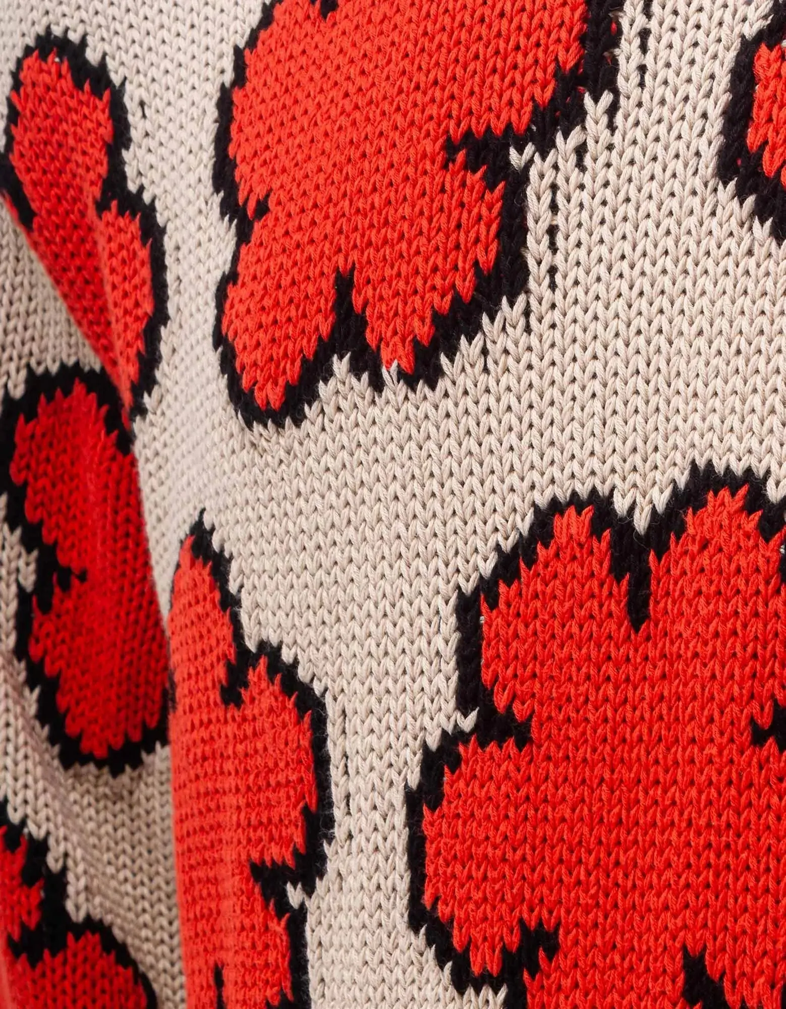 Kenzo Ecru 'Boke Flower' Sweater
