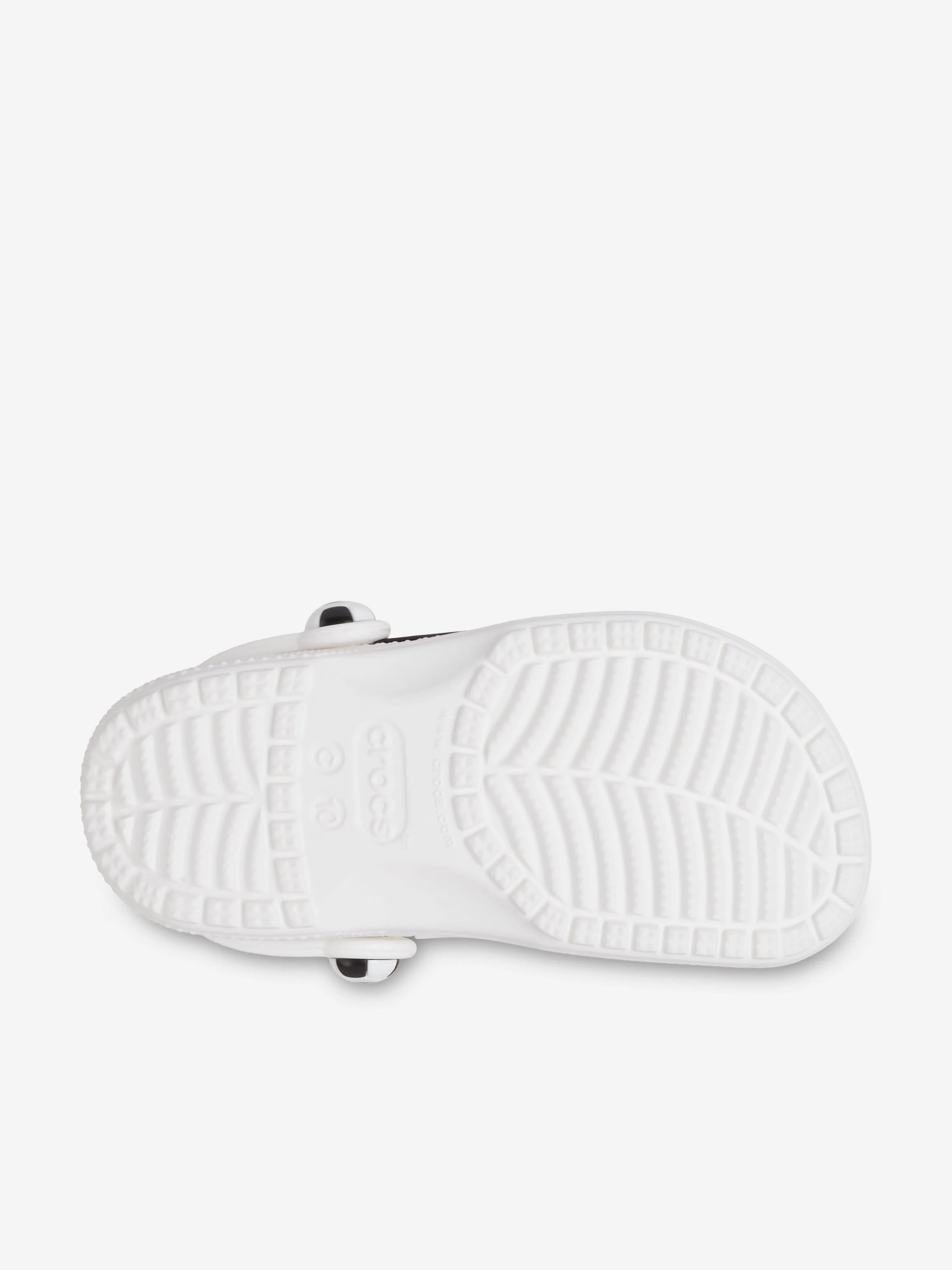 Kids Classic Soccer Ball Clog in White