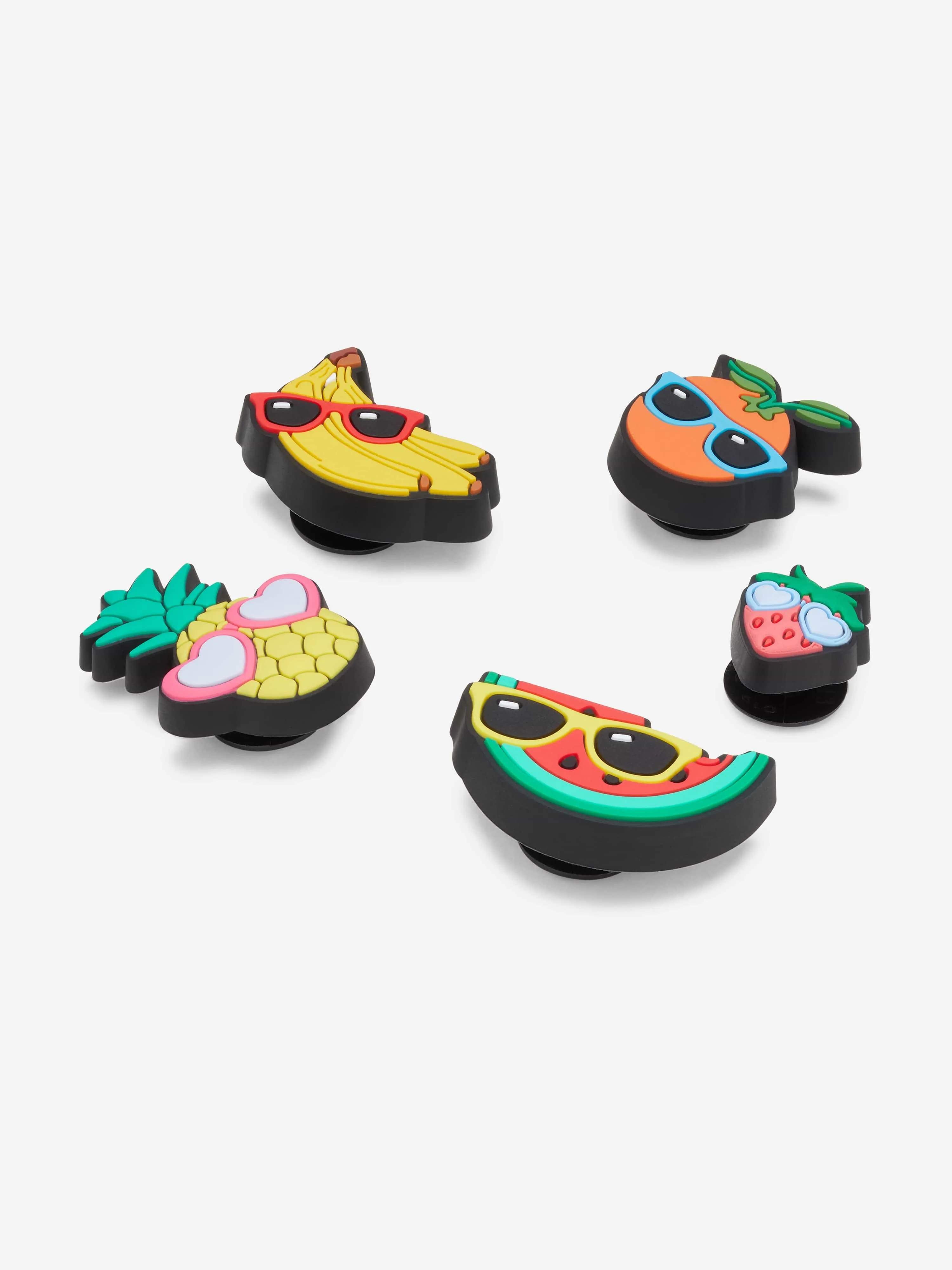 Kids Cute Fruit with Summer Jibbitz 5 Pack in Multicolour