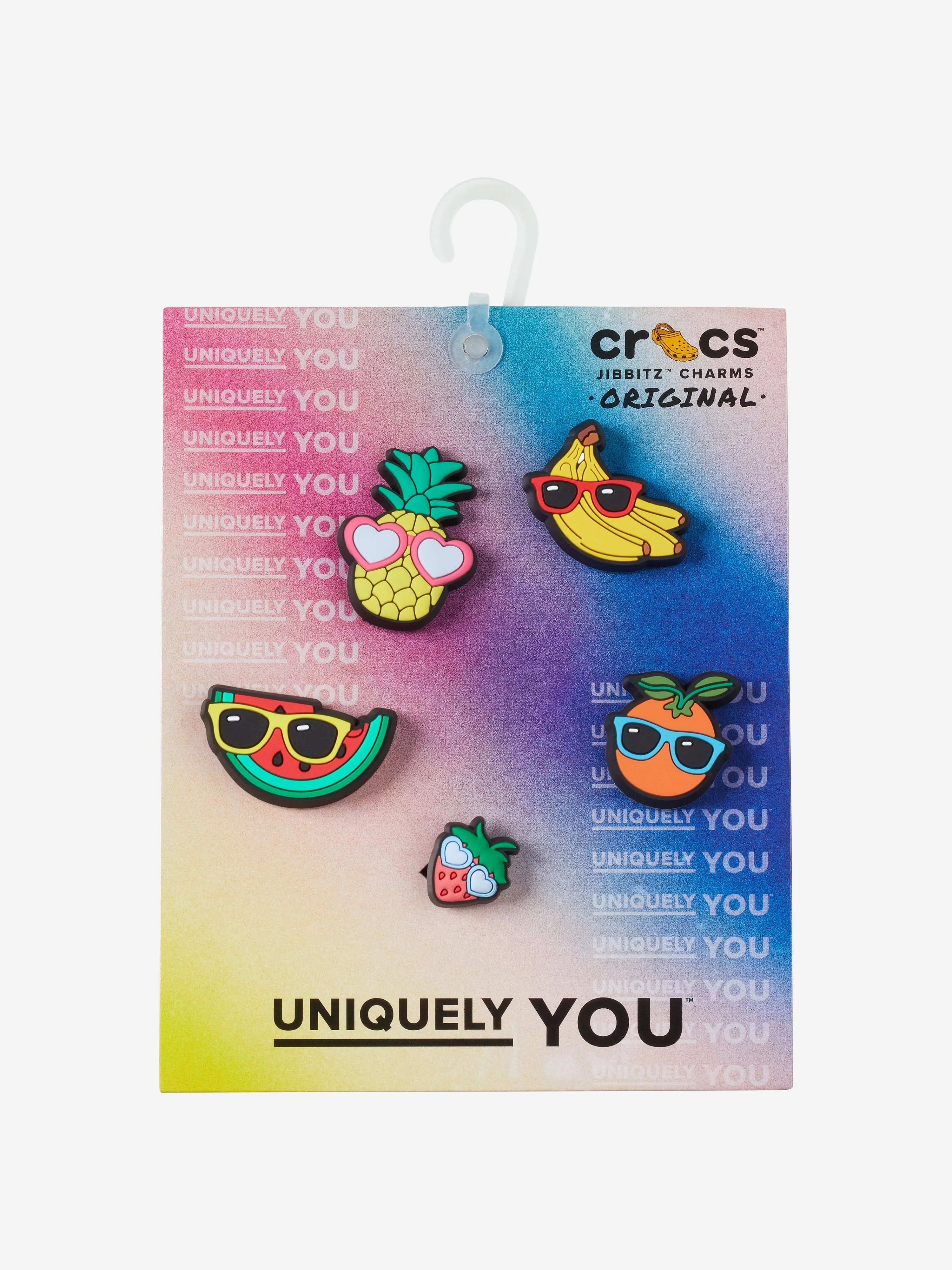 Kids Cute Fruit with Summer Jibbitz 5 Pack in Multicolour