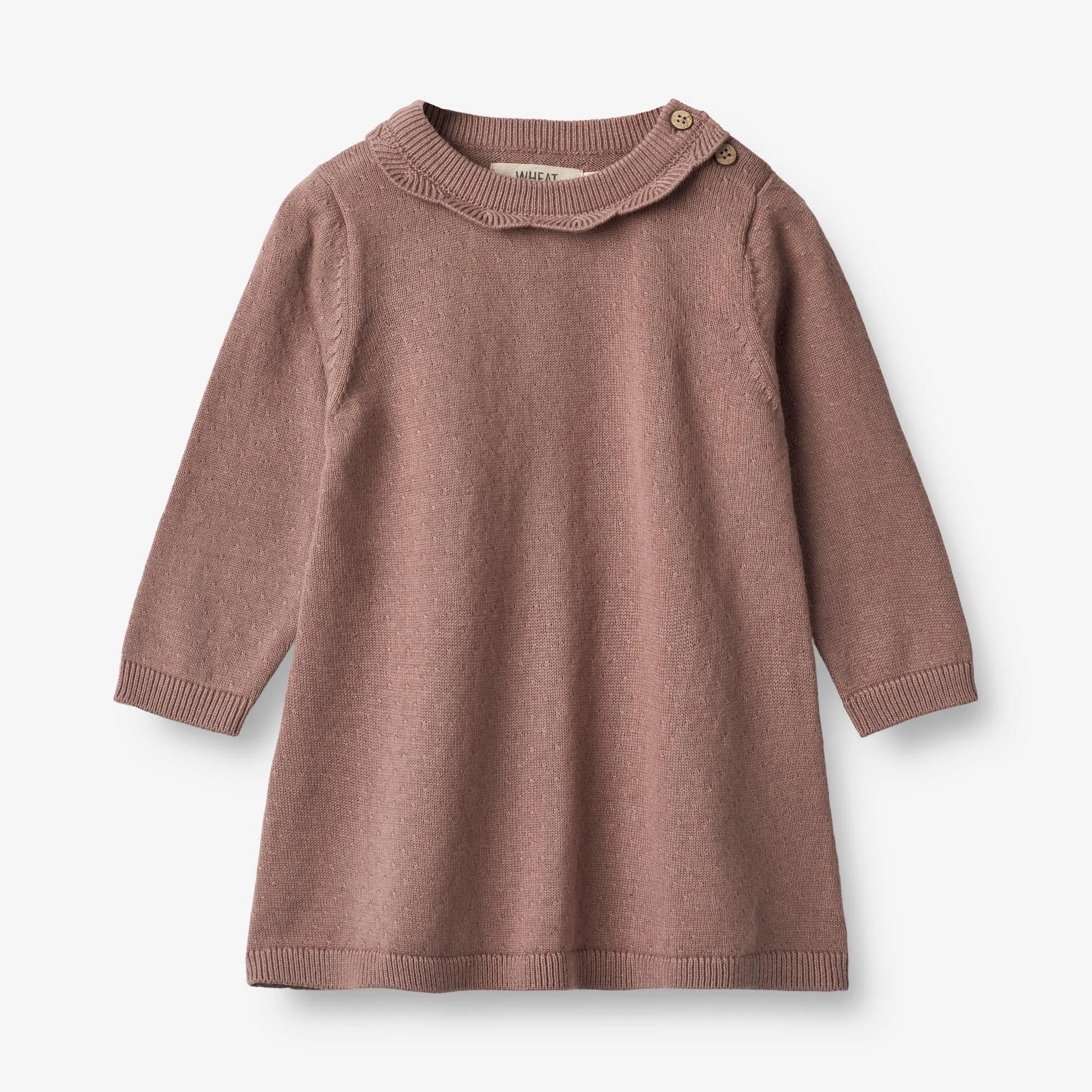 Knit Dress Nannie | Baby - lavender rose Wheat