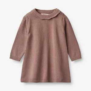 Knit Dress Nannie | Baby - lavender rose Wheat