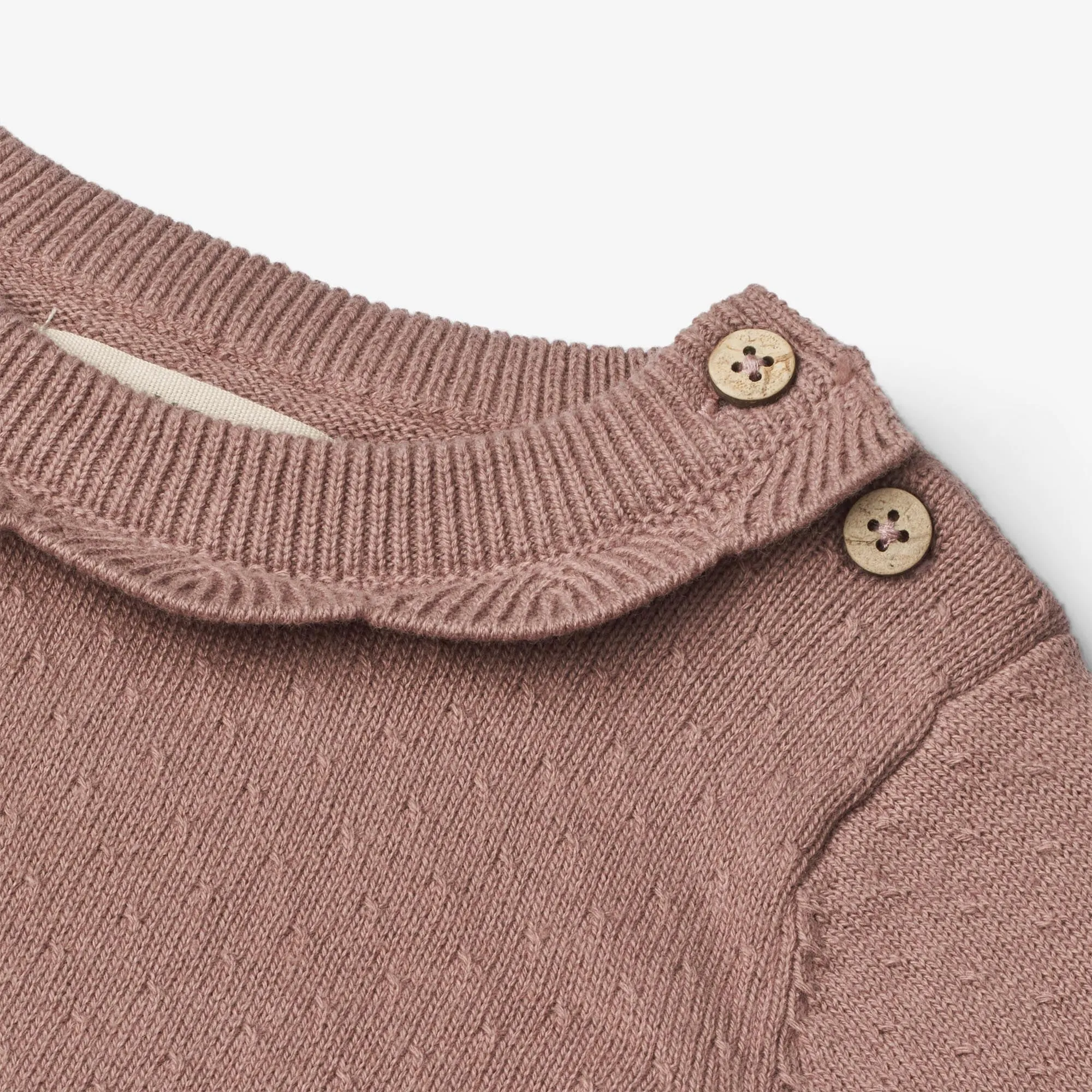Knit Dress Nannie | Baby - lavender rose Wheat