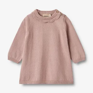 Knit Dress Nannie - dry rose Wheat