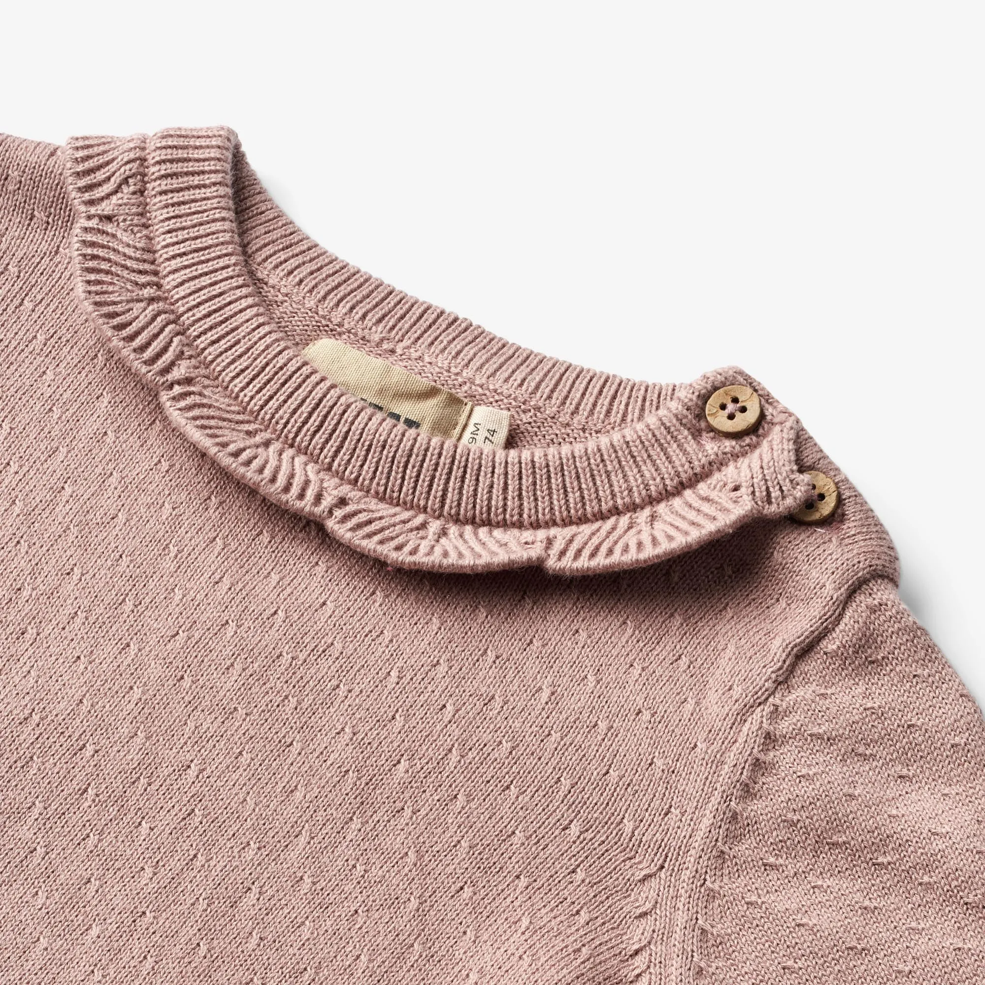 Knit Dress Nannie - dry rose Wheat