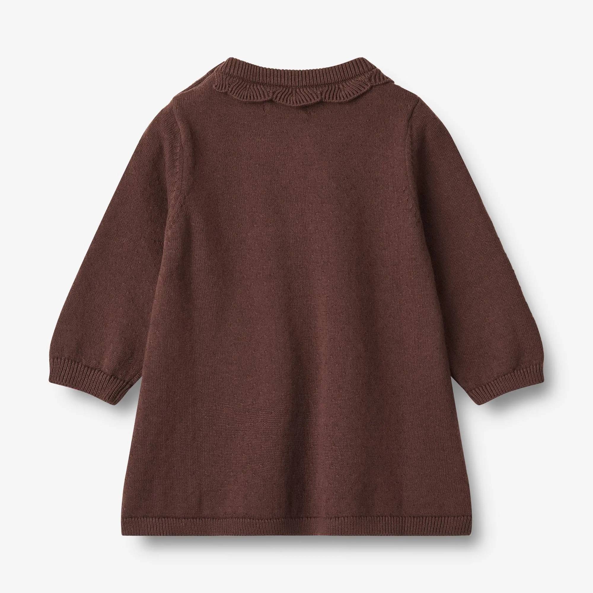 Knit Dress Nannie - eggplant Wheat