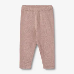 Knit Trousers Neel - dry rose Wheat