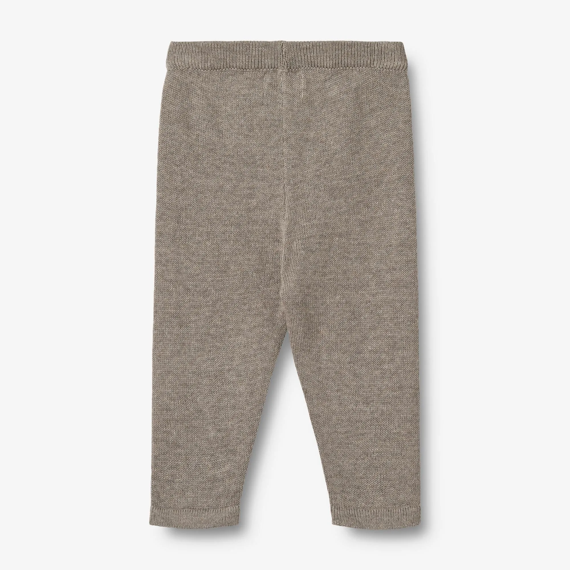 Knit Trousers Neel - warm grey melange Wheat