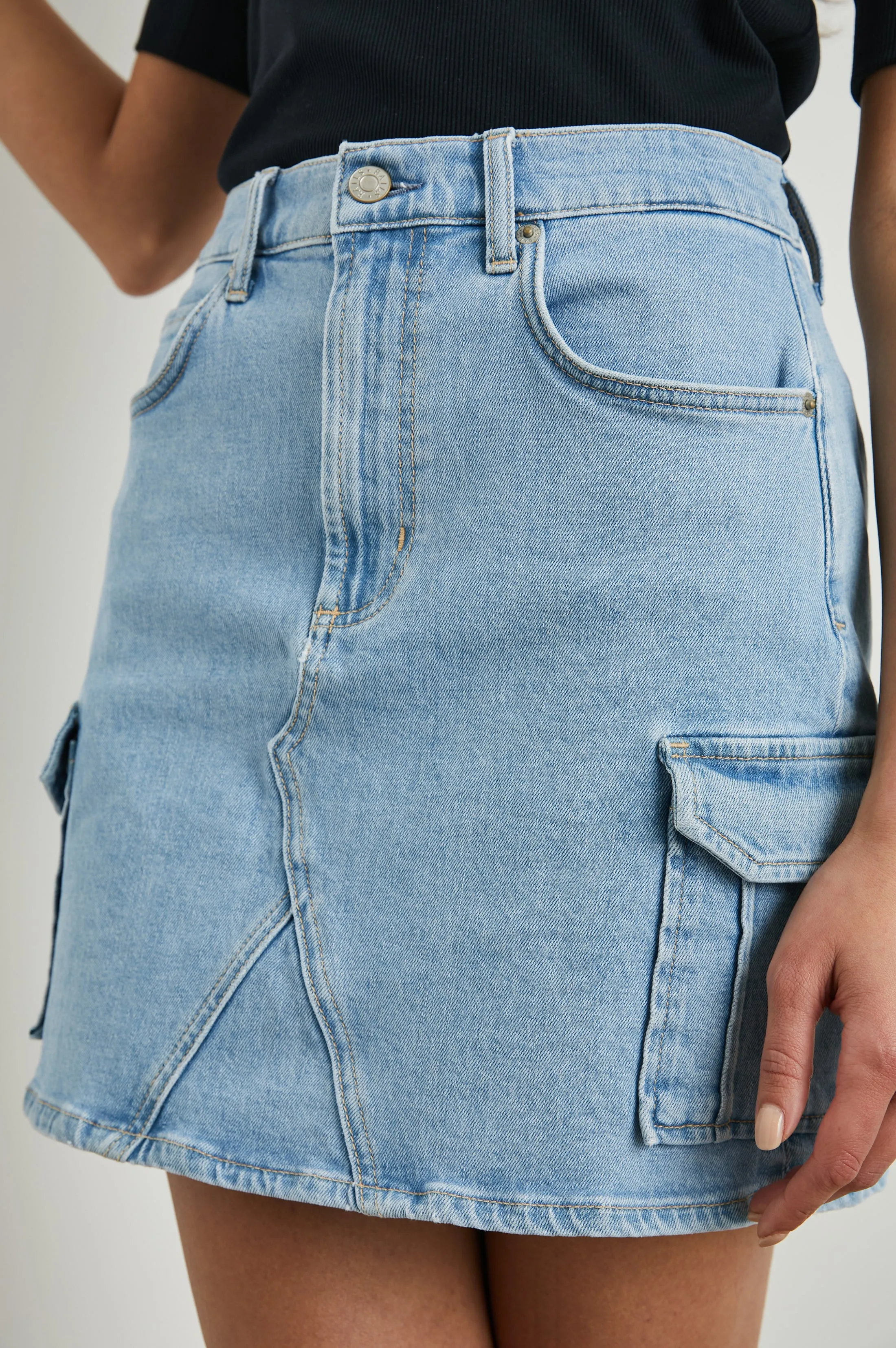 LAUREL CARGO SKIRT - CRYSTAL BLUE Rails