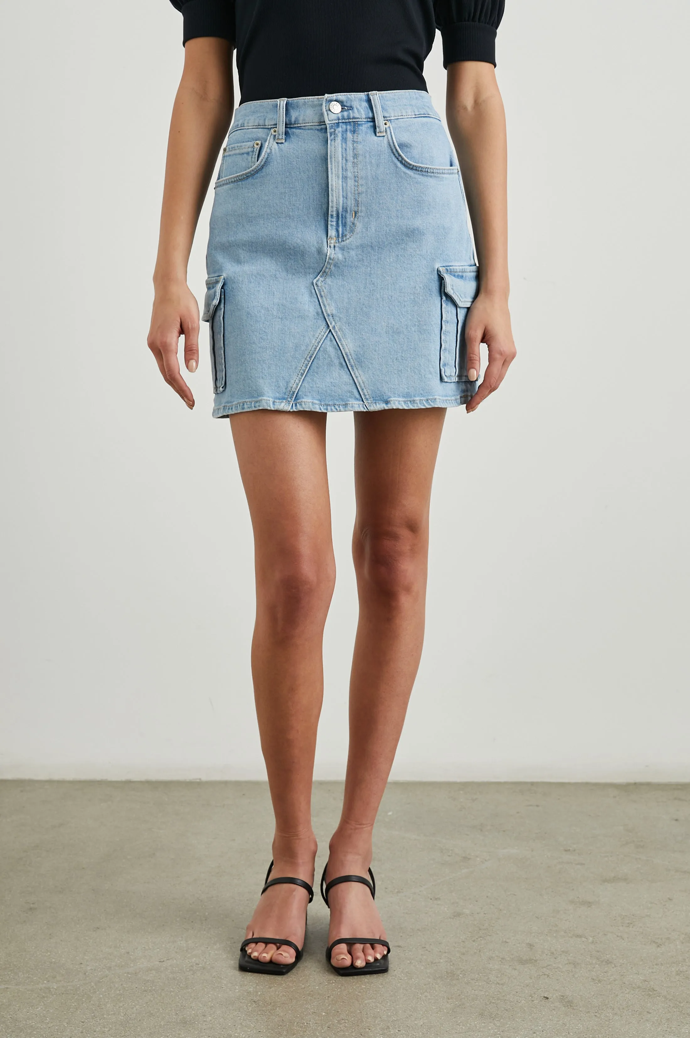 LAUREL CARGO SKIRT - CRYSTAL BLUE Rails