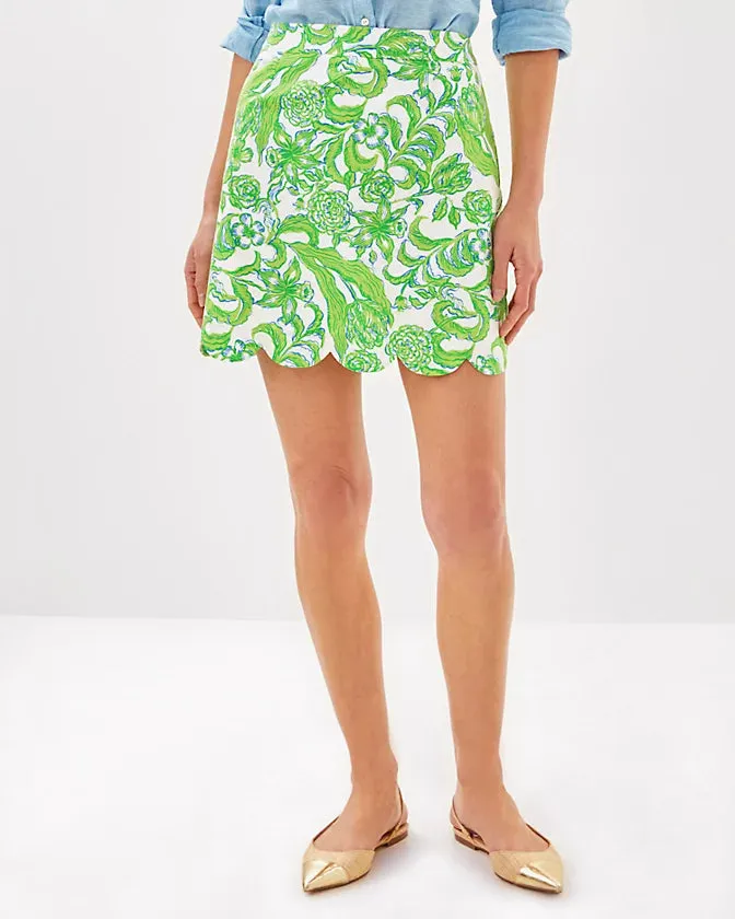 Lilly Pulitzer Women's Tropper Mini Skirt - Resort White Daffodil Hill