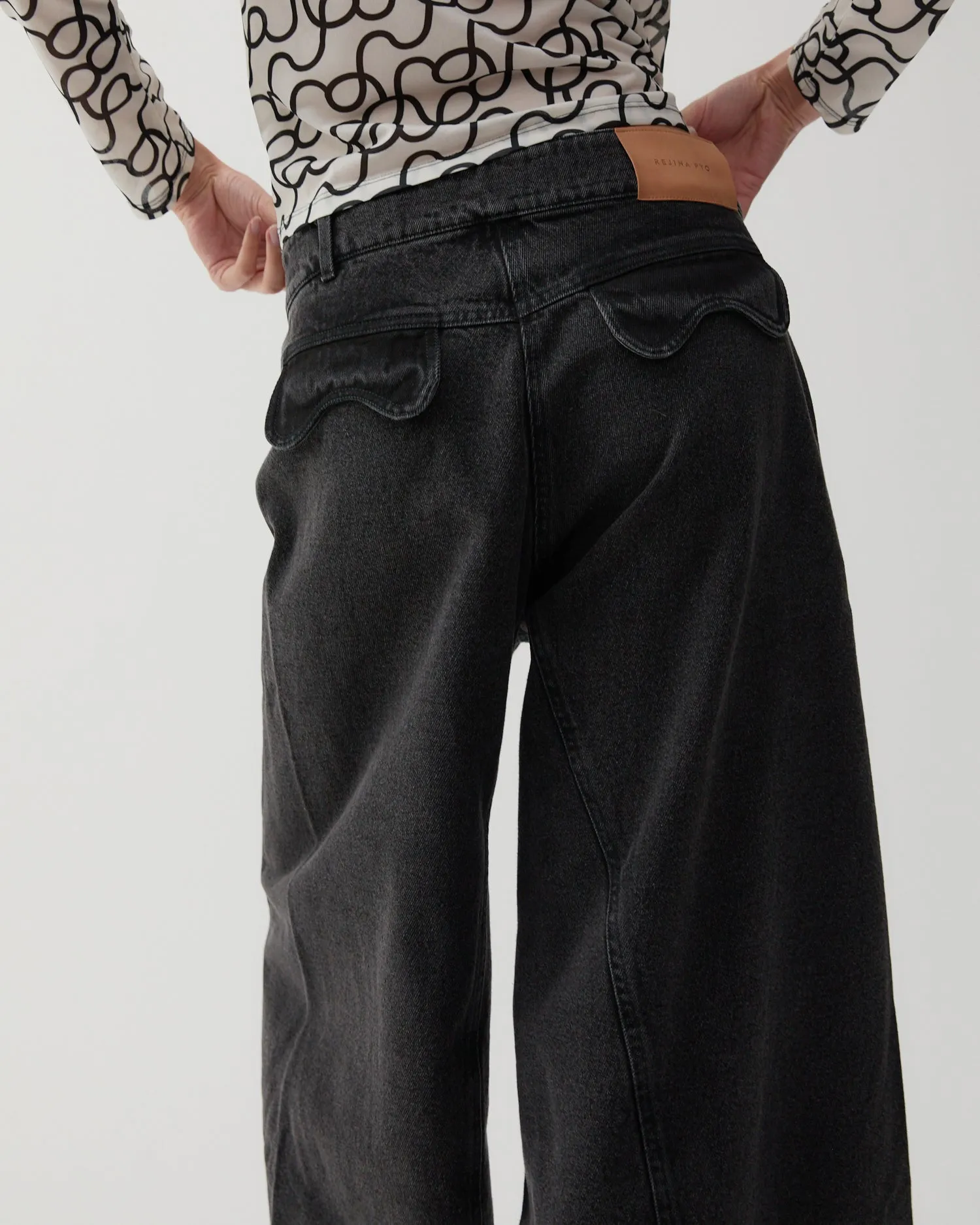 Linda Trousers Organic Cotton Denim Black