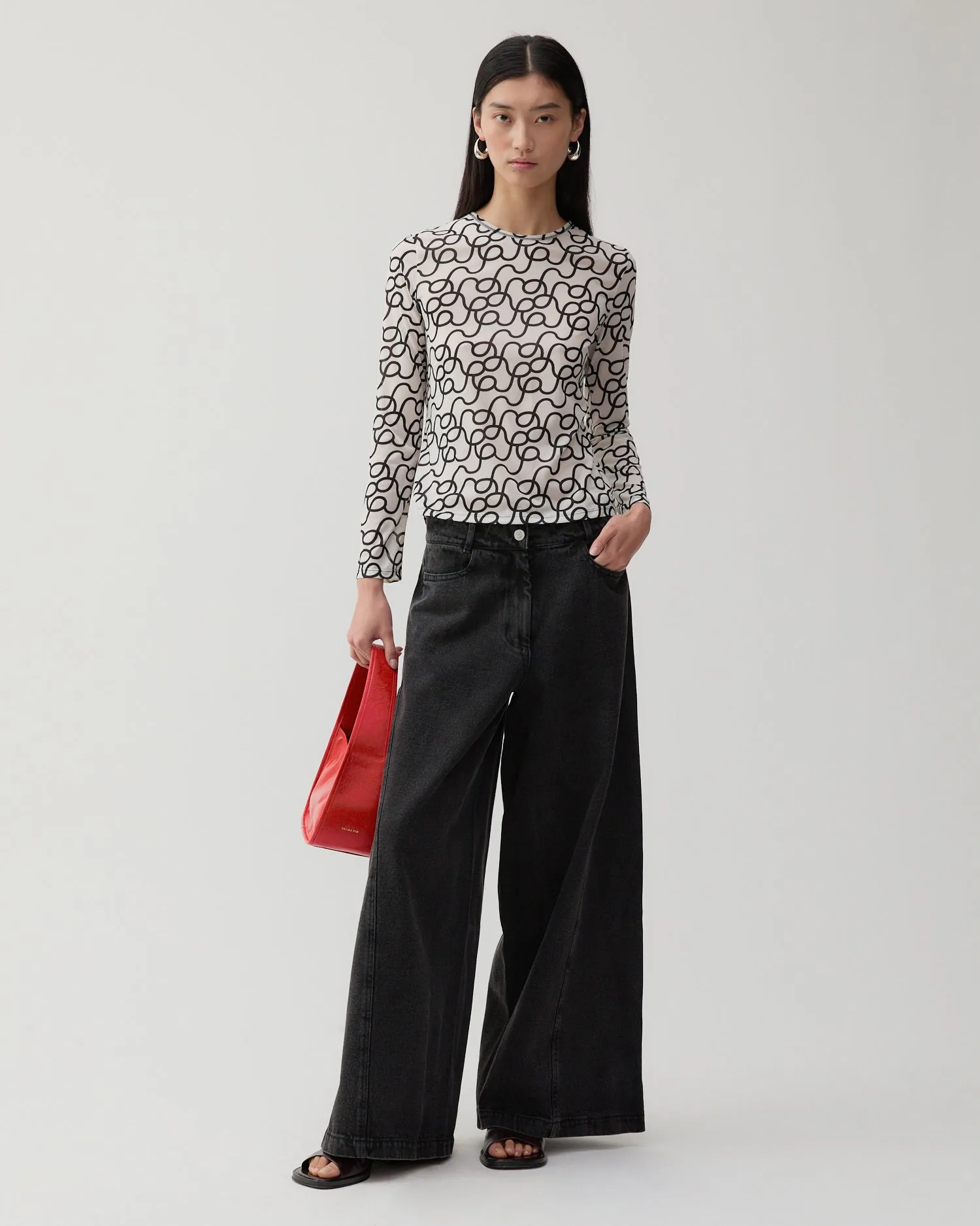 Linda Trousers Organic Cotton Denim Black