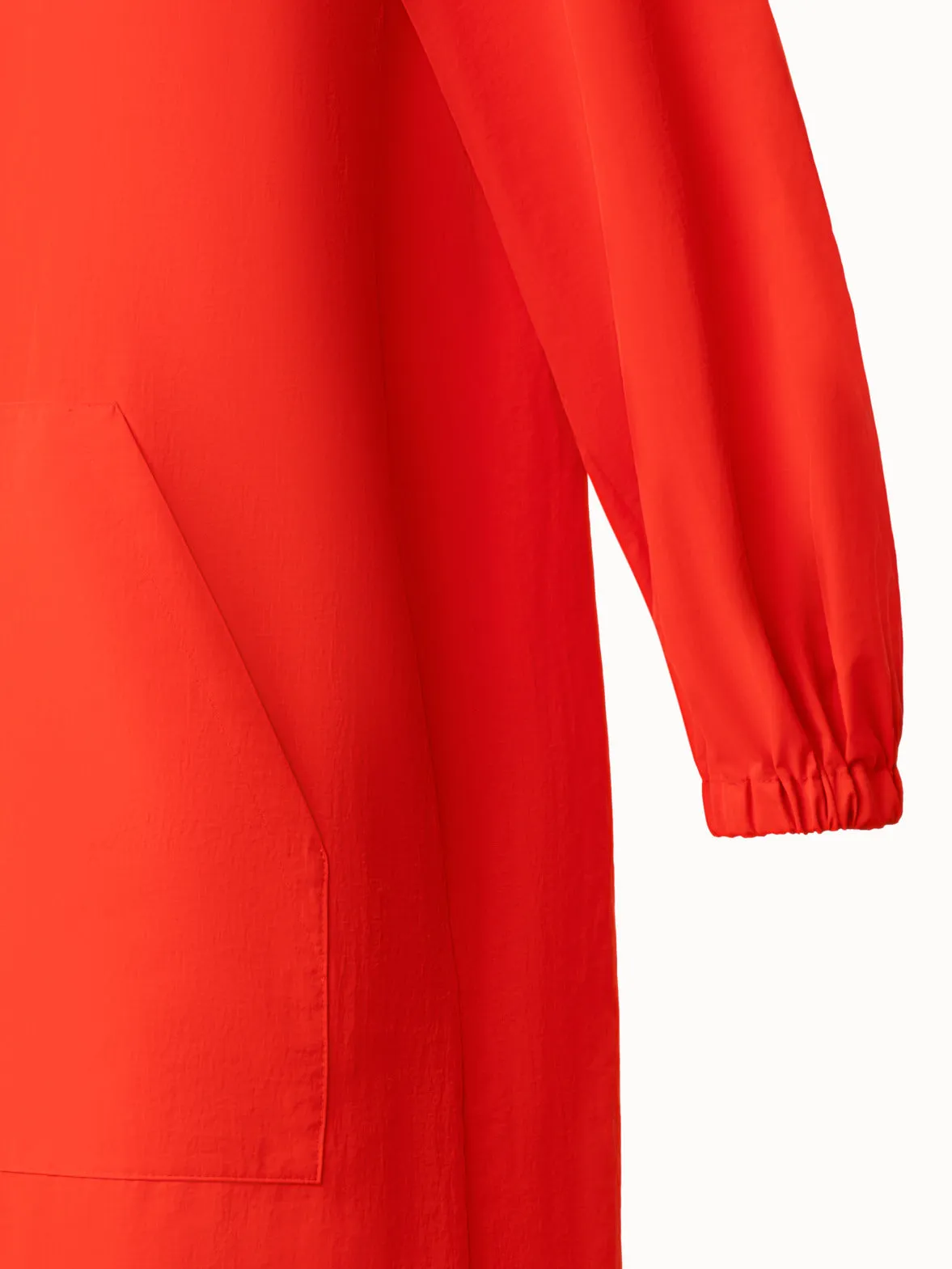 Long Hooded Water Repellent Parka Akris