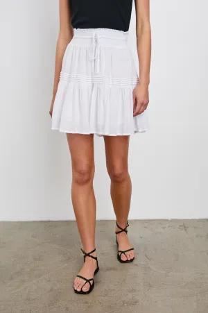 LUCIE SKIRT - WHITE Rails