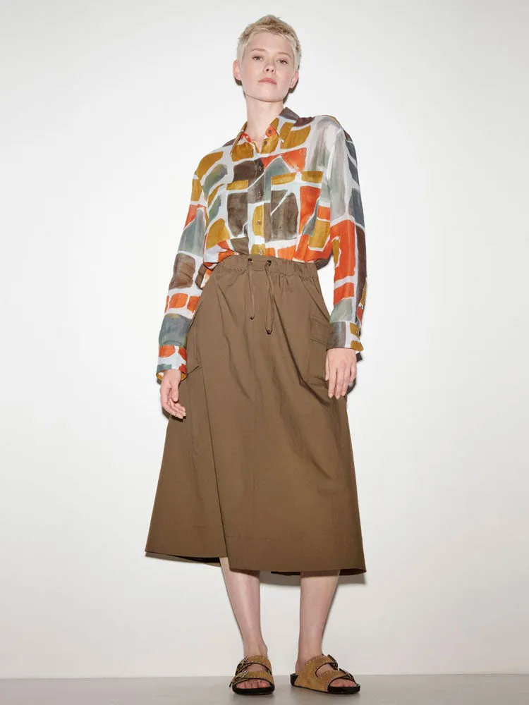 Luisa Cerano Patterned Shirt Ethnic Print