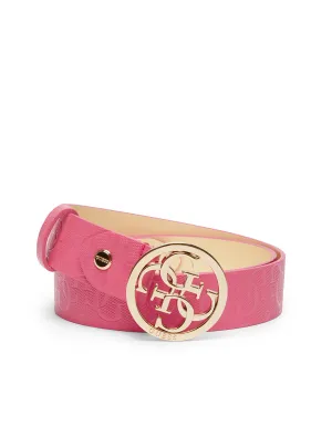 Magenta Caddie Adjustable Belt Guess