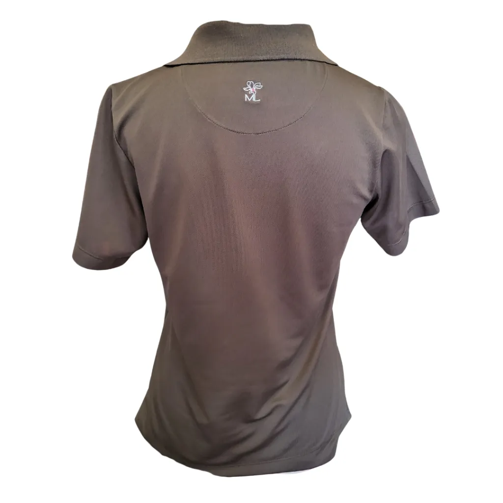 Maggie Lane Brown Short Sleeve Golf Top Size M