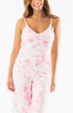 Mahi Gold Women's Hillary Jumpsuit - Flowers for Evelyn Blossom