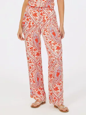 Marc Aurel Trousers Red & White