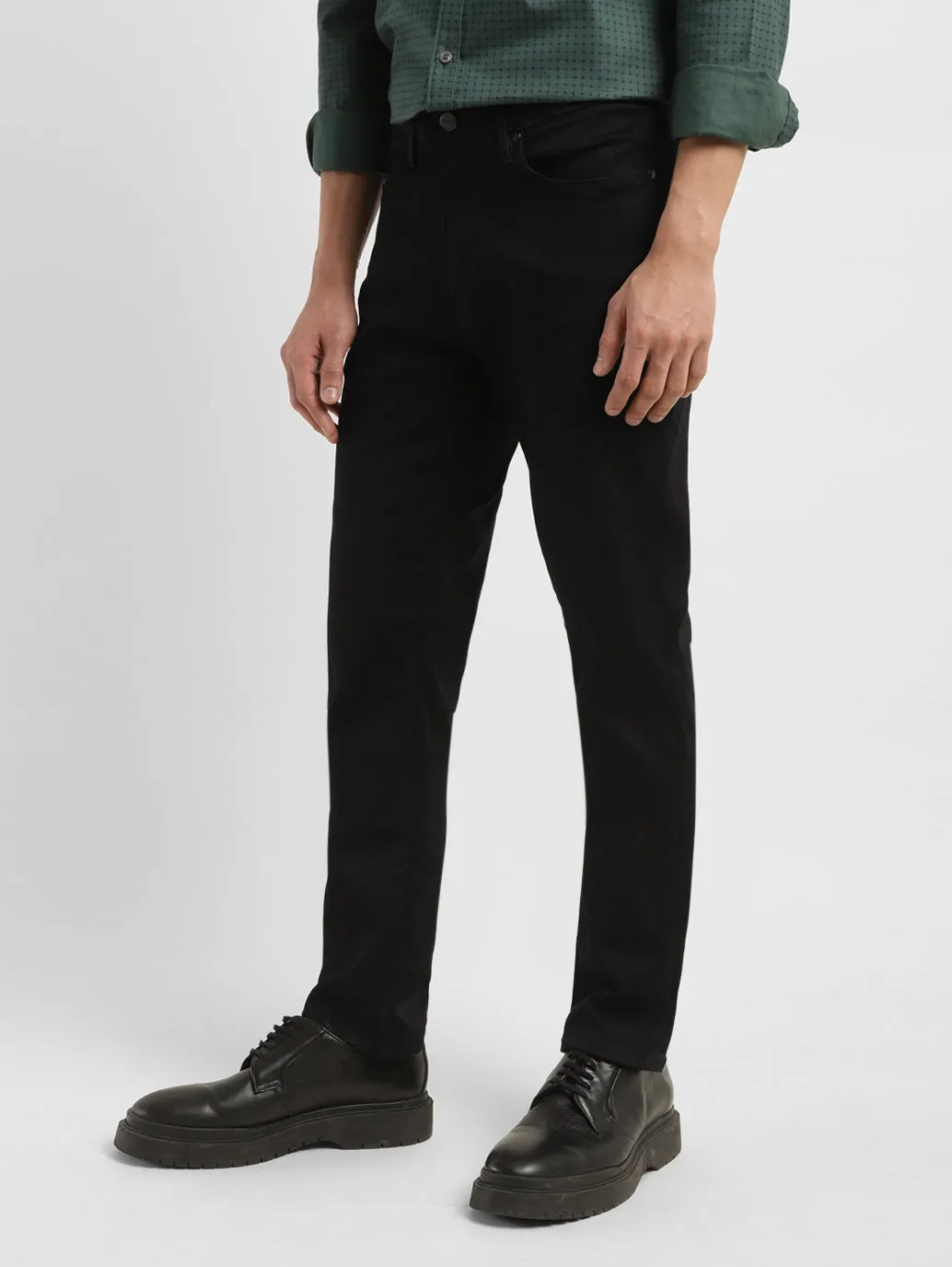 Men's 511 Black Slim Fit Mid Rise Jeans