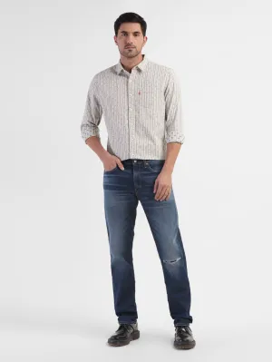 Men's 511 Blue Slim Fit Mid Rise Jeans