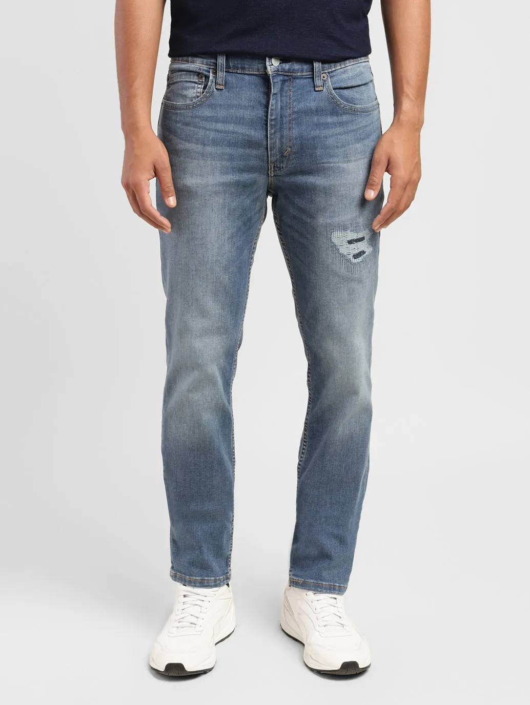 Men's 511 Blue Slim Fit Mid Rise Jeans