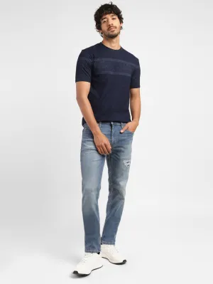 Men's 511 Blue Slim Fit Mid Rise Jeans