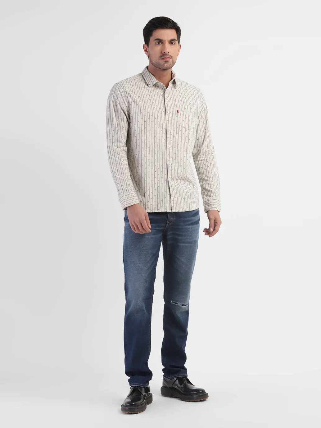 Men's 511 Blue Slim Fit Mid Rise Jeans