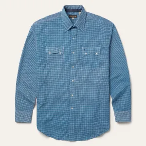 Micro Print Western Shirt -STETSON