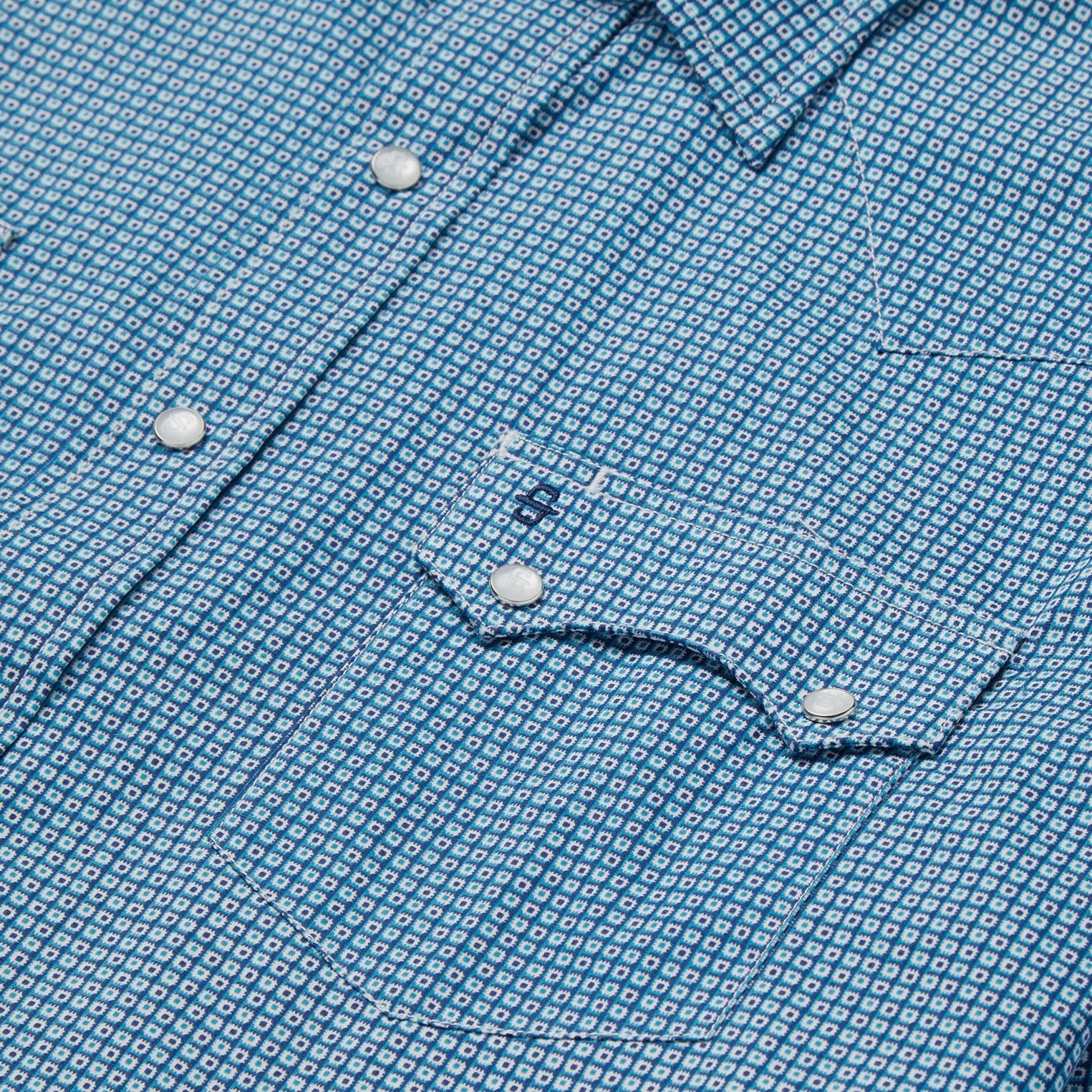 Micro Print Western Shirt -STETSON