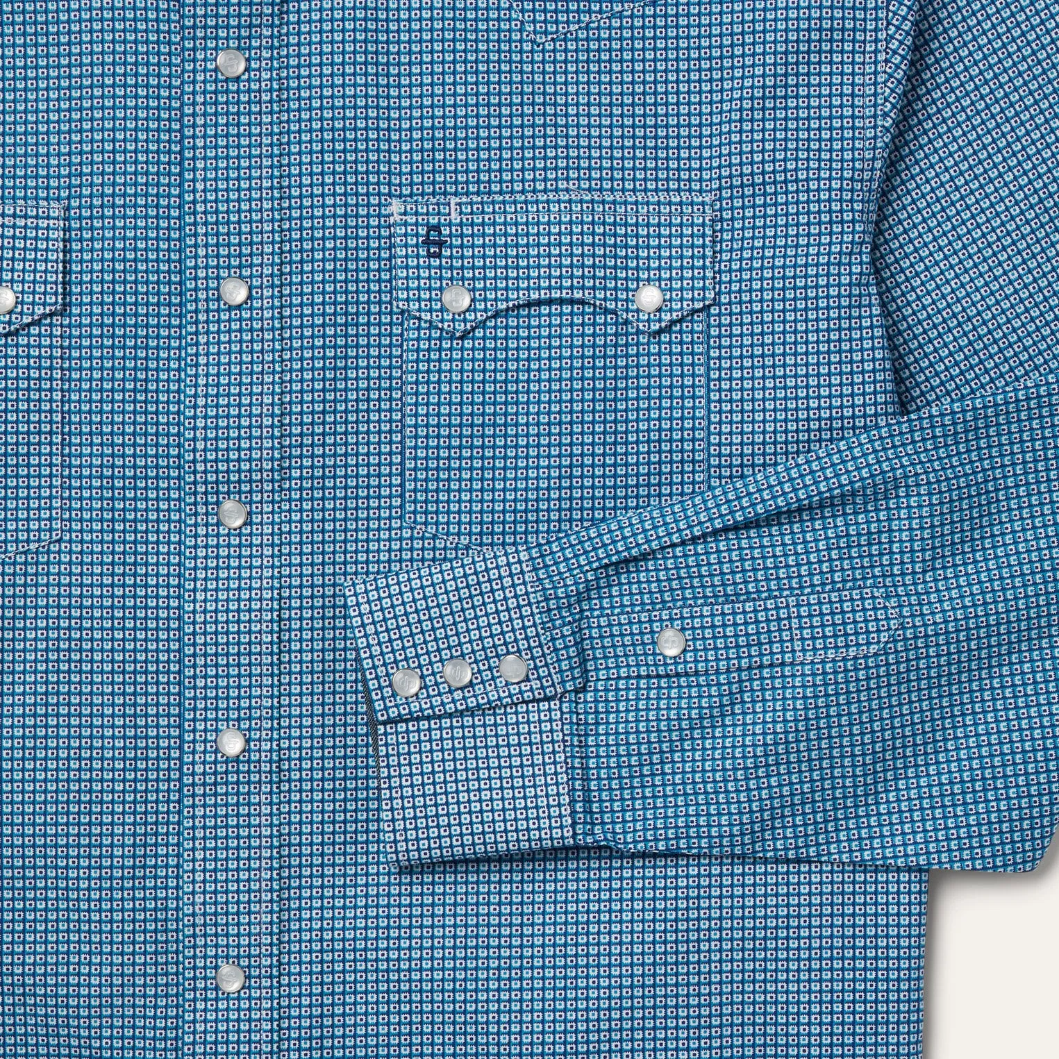 Micro Print Western Shirt -STETSON