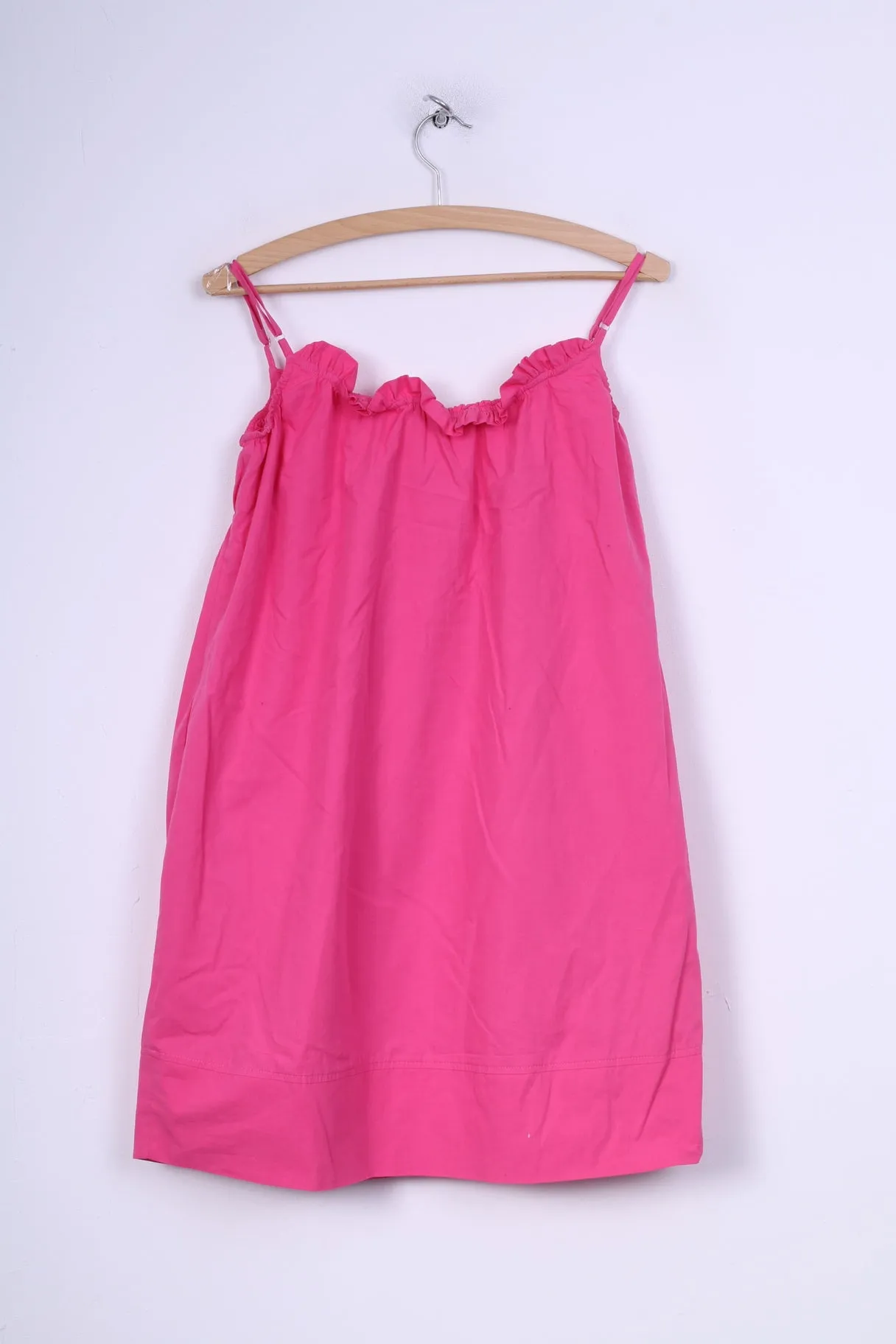 Moods Of Norway Womens S Tunic Shirt Spaghetti Straps Pink Graphic Cotton Summer