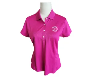 New Adidas Berry Climalite Polo with Logo Size M