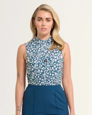 New Bad Birdie Bermuda Sleeveless Women's Golf Polo