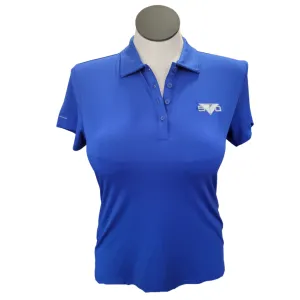 New Columbia Women's Short Sleeve Blue Golf Polo Size L MSP$45