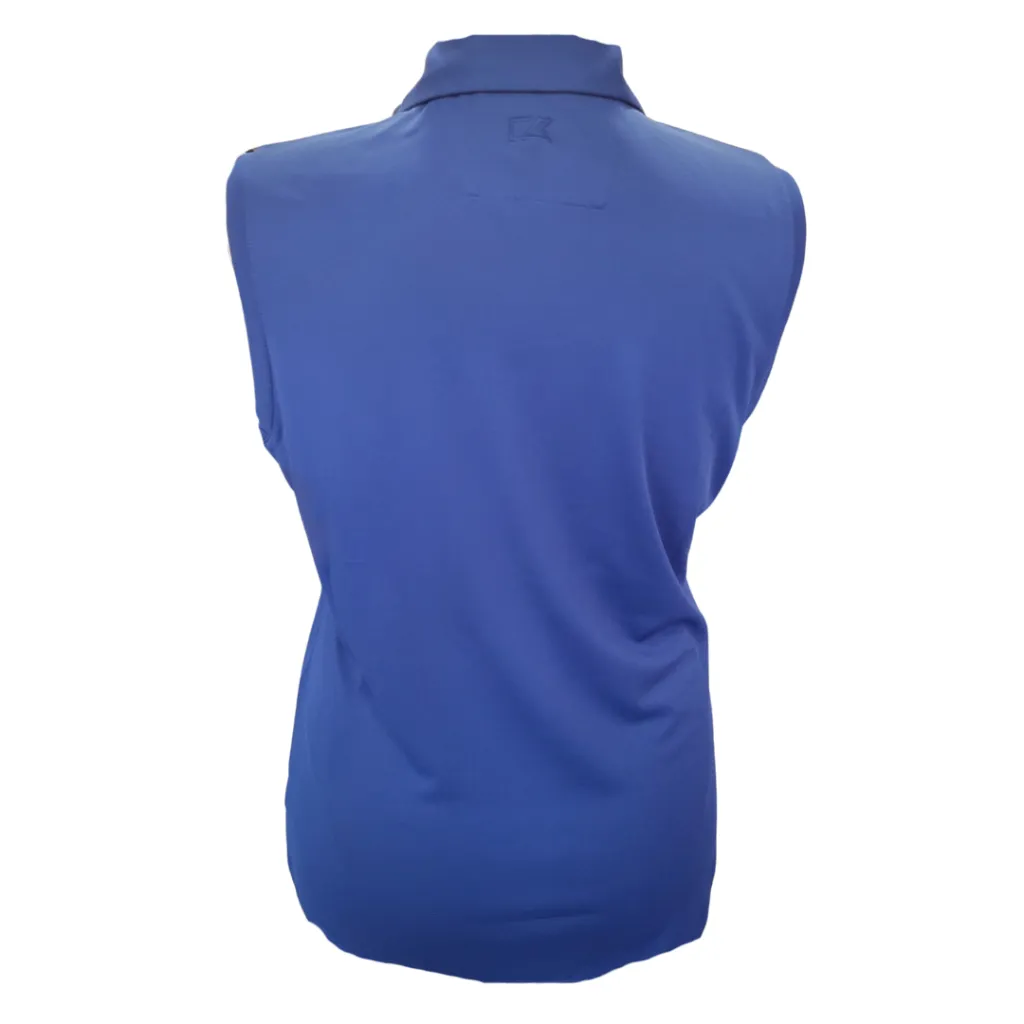 New Cutter & Buck Women's Short Sleeve Navy Golf Polo w/ Logo Size L MSP$40