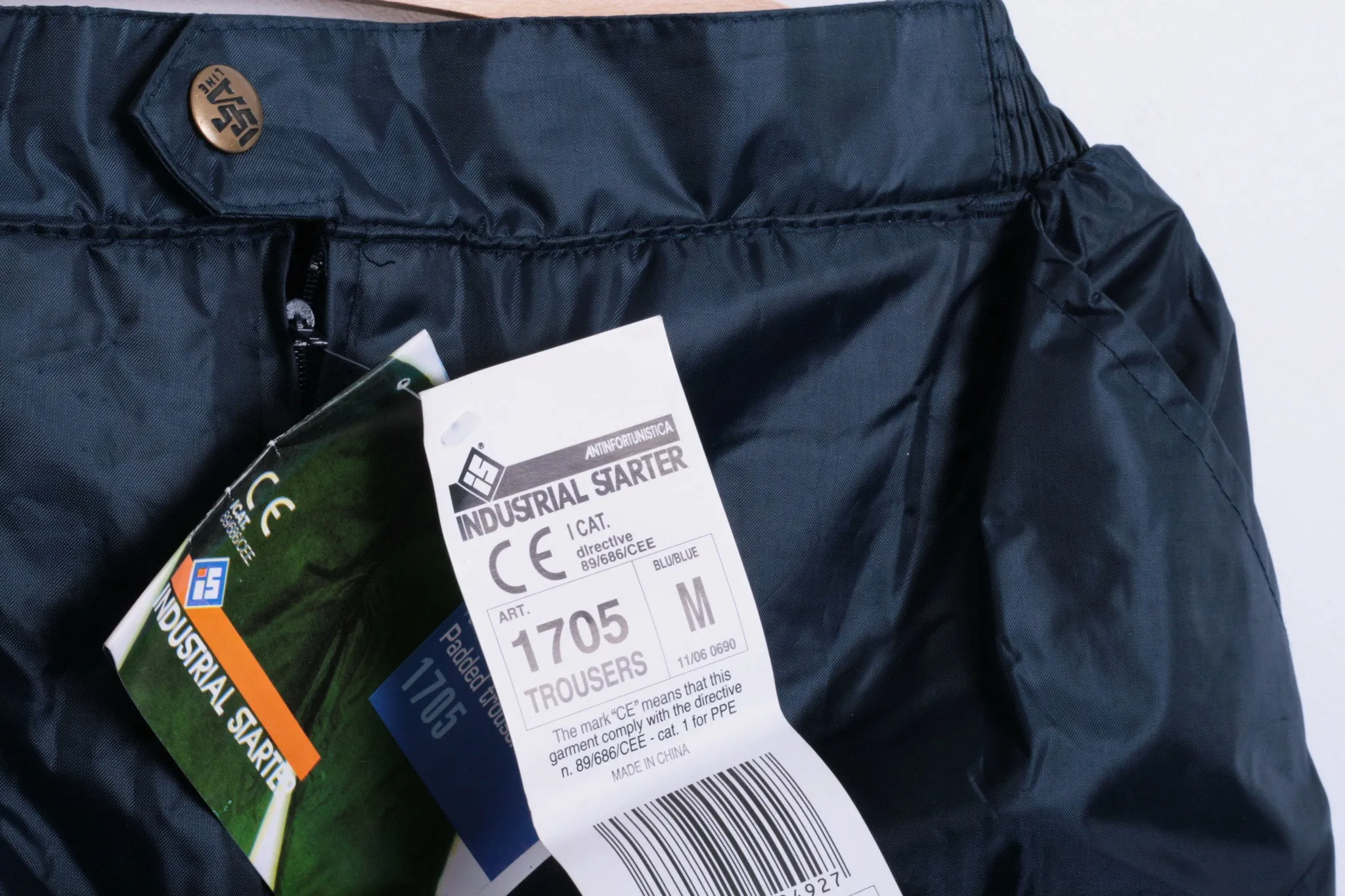 New Industrial Starter Womens M Trousers Work Padded Navy Blue Winter Soluzioni Aziendali