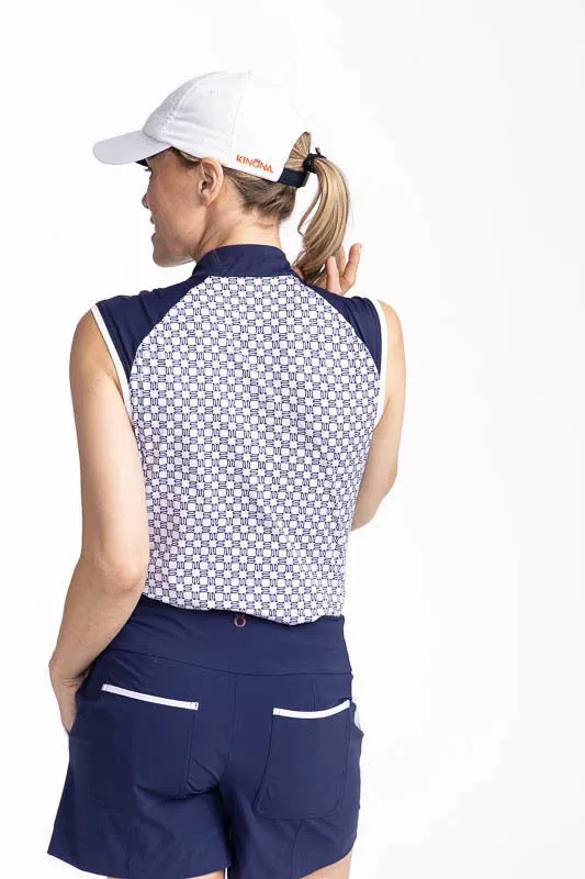 New Kinona Cap to Tap Sleeveless Golf Top - Tees Please MSP$114