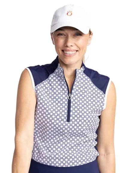 New Kinona Cap to Tap Sleeveless Golf Top - Tees Please MSP$114