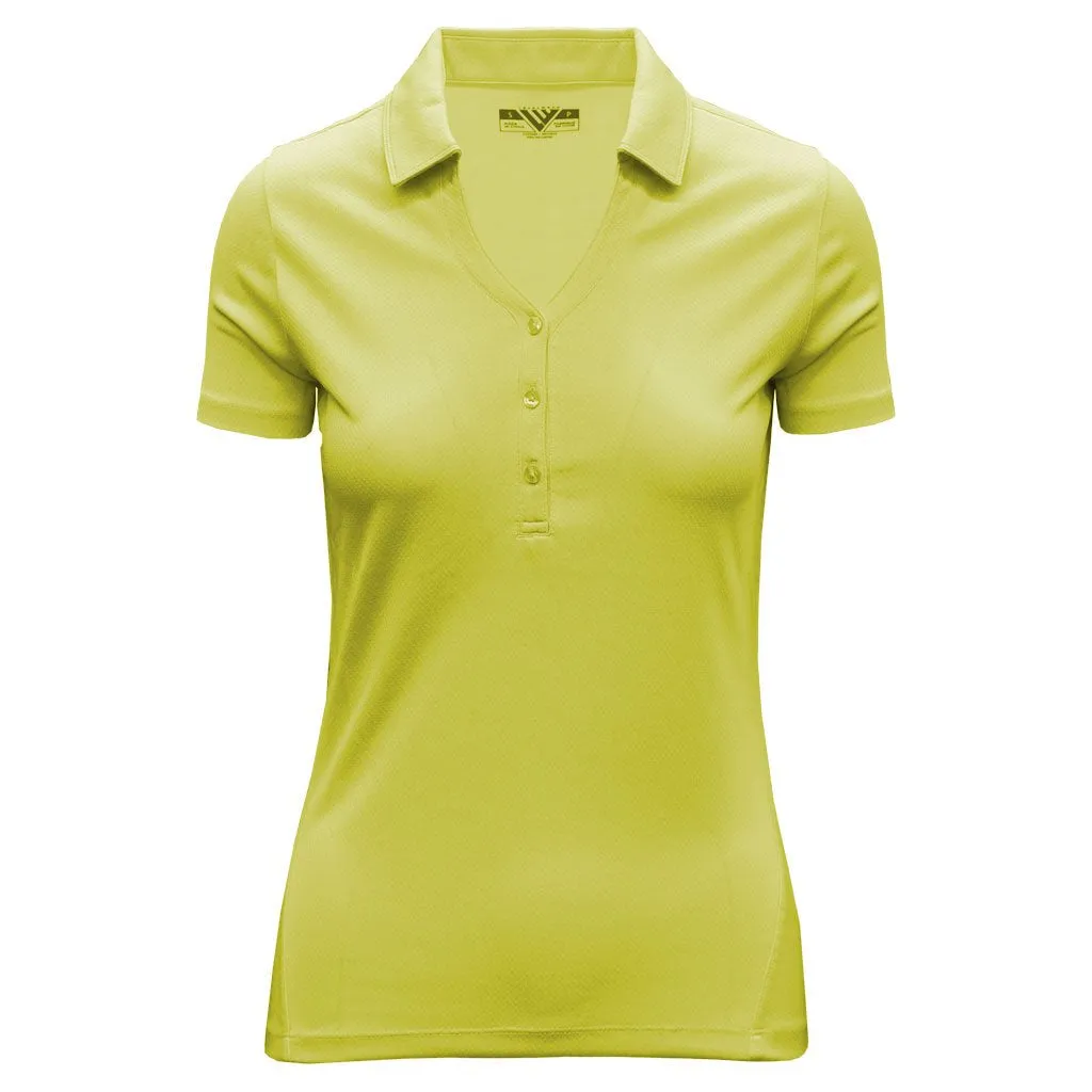 New Levelwear V-neck Polo in Greenery MSP$45