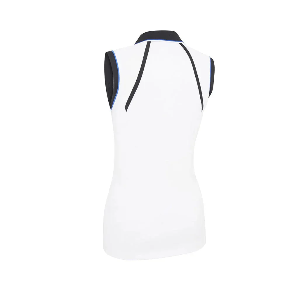 New Original Penguin White, Blue & Black Sleeveless Top Size XL MSP$79