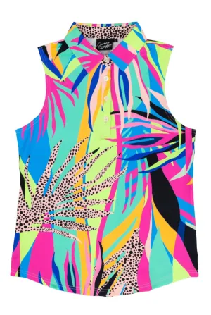 New Sunday Swagger Lolla Sleeveless Golf Polo MSP$59