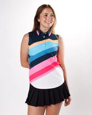 New Sunday Swagger Ultra Women's Sleeveless Golf Polo